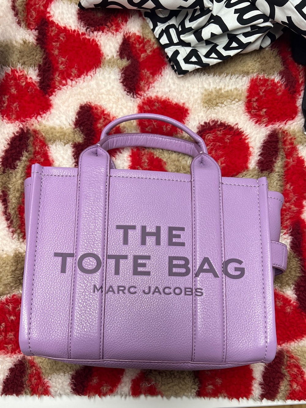 Marc Jacobs Lilac Pebbled Leather Tote